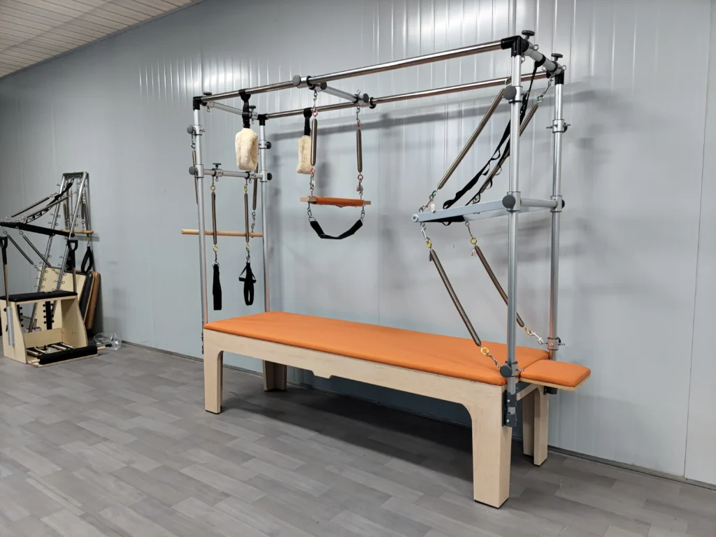 Maple Wood Aluminum-Frame Pilates Cadillac