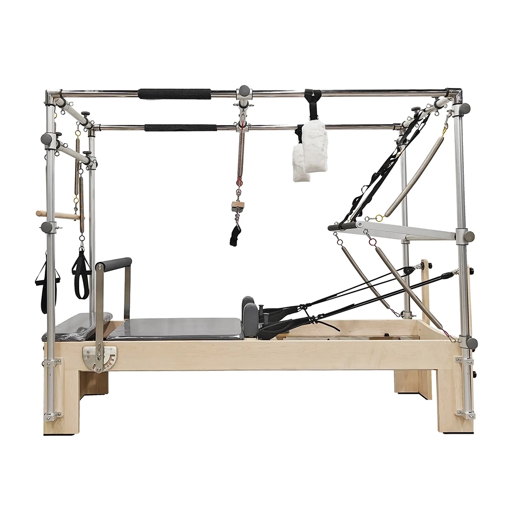 Maple Wood Aluminum-Frame 3-in-1 Pilates Reformer